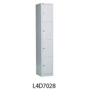 Steel 4 Door Locker CODE: L4D7028
