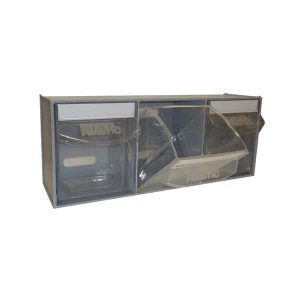 Van Storage Tilt Bin 3 Grey & Locking Bar