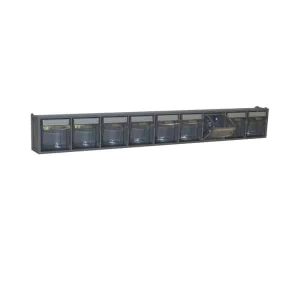 Van Storage Tilt Bin 9 Grey & Locking Bar